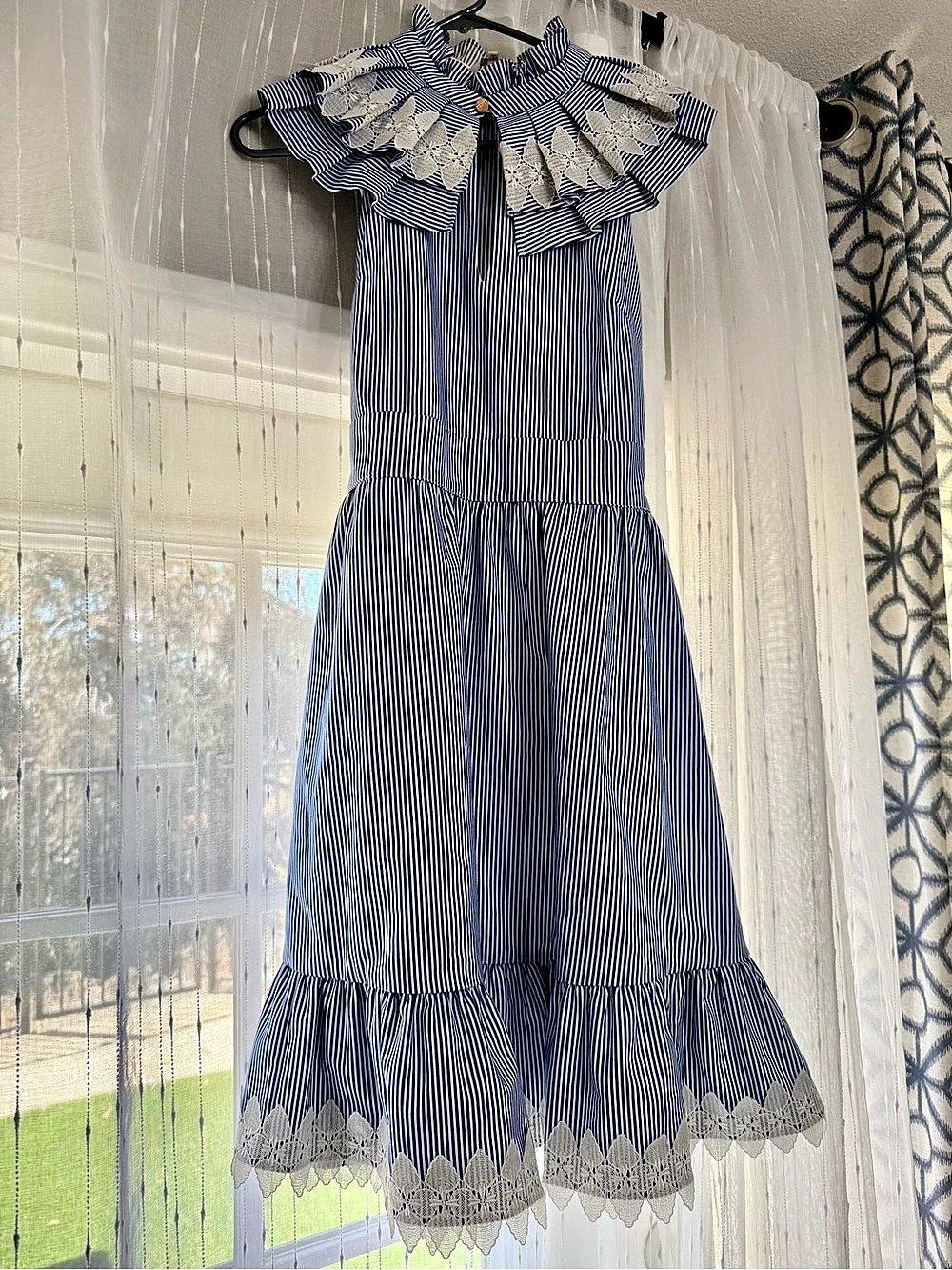 Ted Baker Kikki Bib Lace Appliqué Dress
